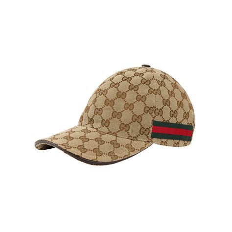 men's gucci original gg canvas baseball hat with web|Gucci baseball cap cheap.